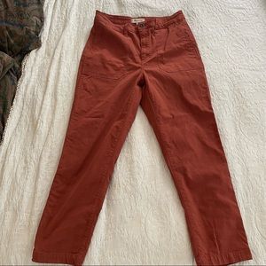Madewell high rise straight leg pants- 28